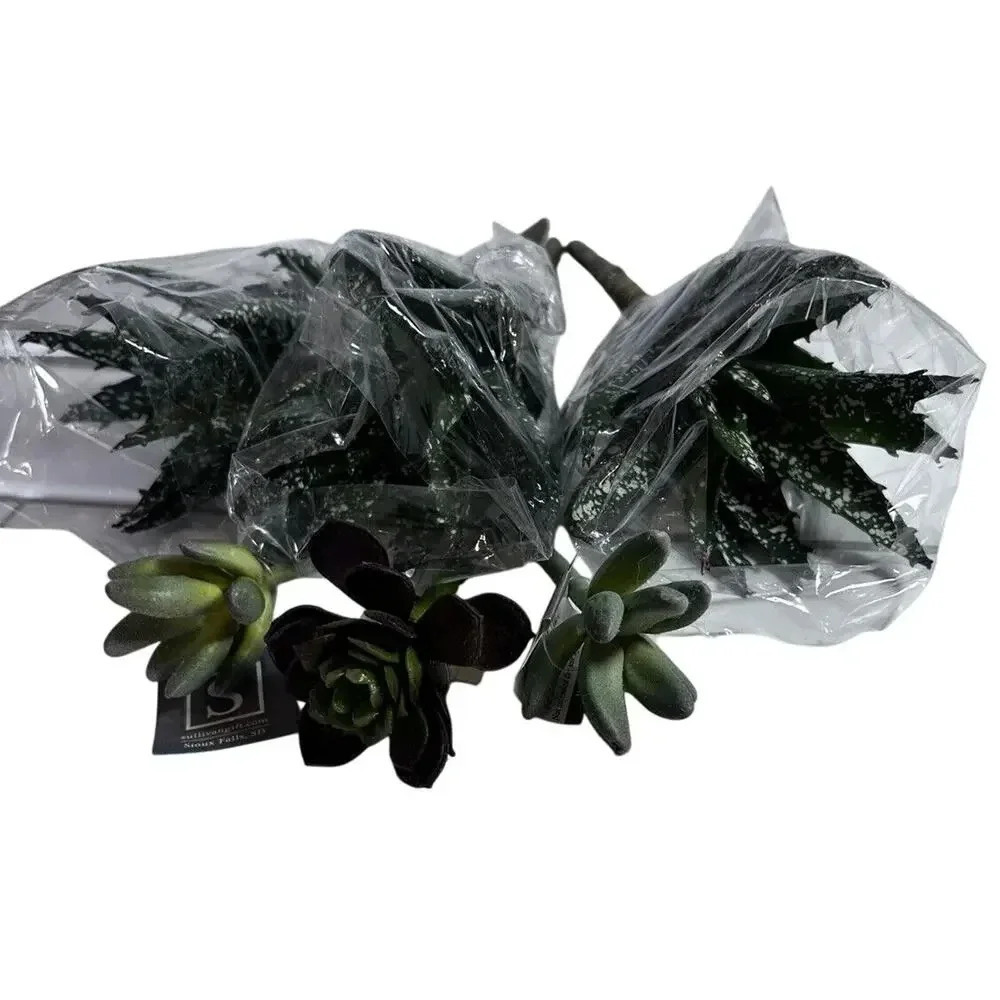6 Various Artificial Succulents Faux Succulent Plants Home Garden Decor